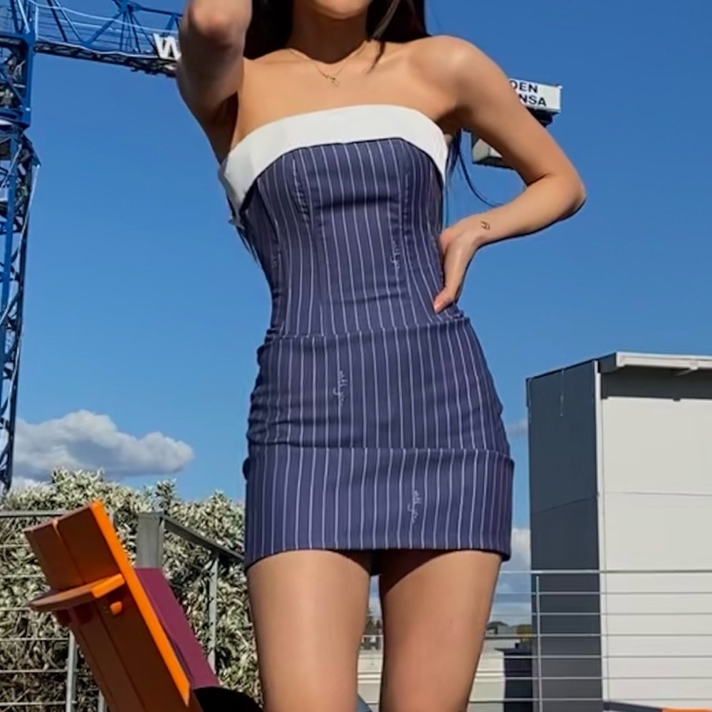 With Jéan Chloe Corset Dress in Pin Me